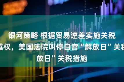 银河策略 根据贸易逆差实施关税行为越权，美国法院叫停白宫“解放日”关税措施