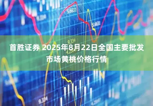 首胜证券 2025年8月22日全国主要批发市场黄桃价格行情